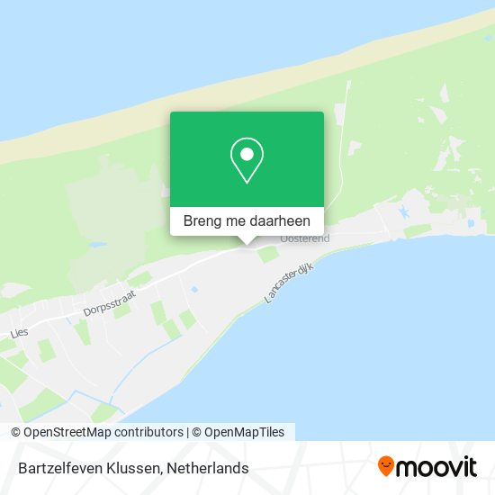 Bartzelfeven Klussen kaart