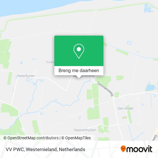 VV PWC, Westernieland kaart