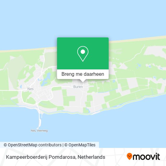 Kampeerboerderij Pomdarosa kaart