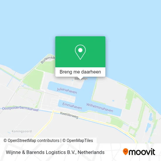 Wijnne & Barends Logistics B.V. kaart