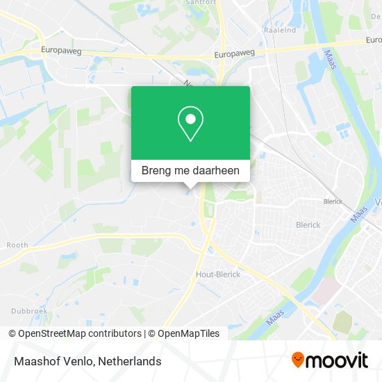Maashof Venlo kaart