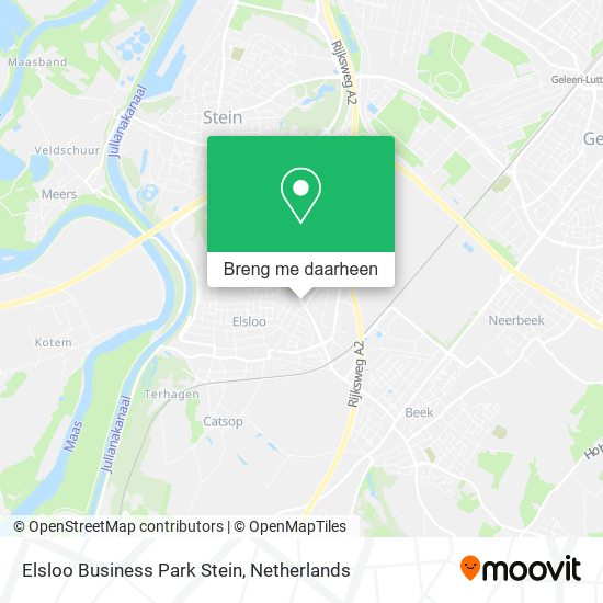 Elsloo Business Park Stein kaart