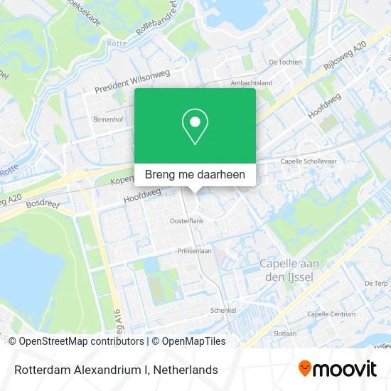 Rotterdam Alexandrium I kaart