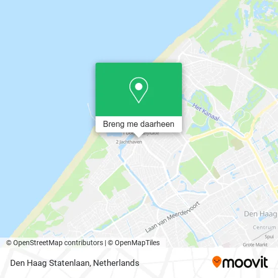 Den Haag Statenlaan kaart
