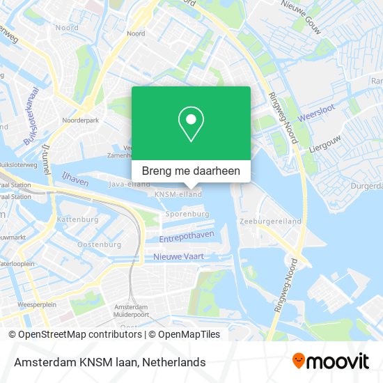 Amsterdam KNSM laan kaart