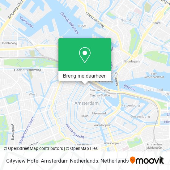 Cityview Hotel Amsterdam Netherlands kaart