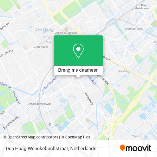 Den Haag Wenckebachstraat kaart