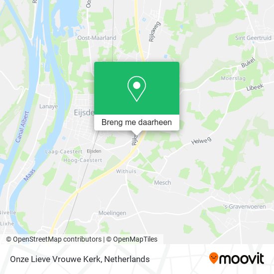 Onze Lieve Vrouwe Kerk kaart