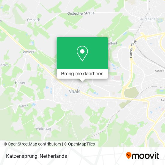 Katzensprung kaart