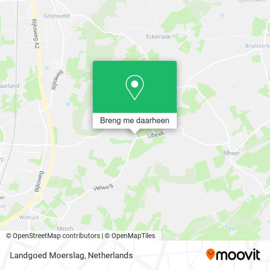 Landgoed Moerslag kaart