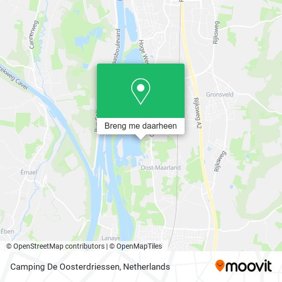 Camping De Oosterdriessen kaart