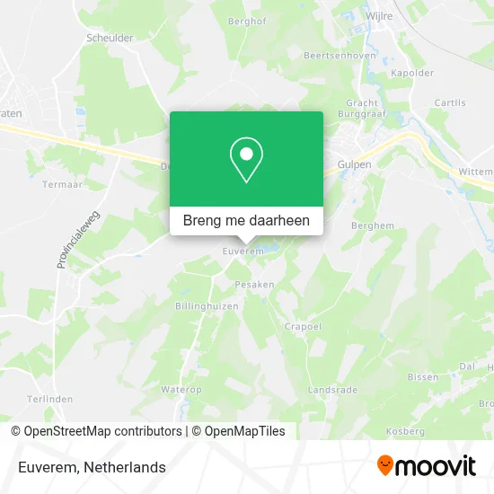 Euverem kaart