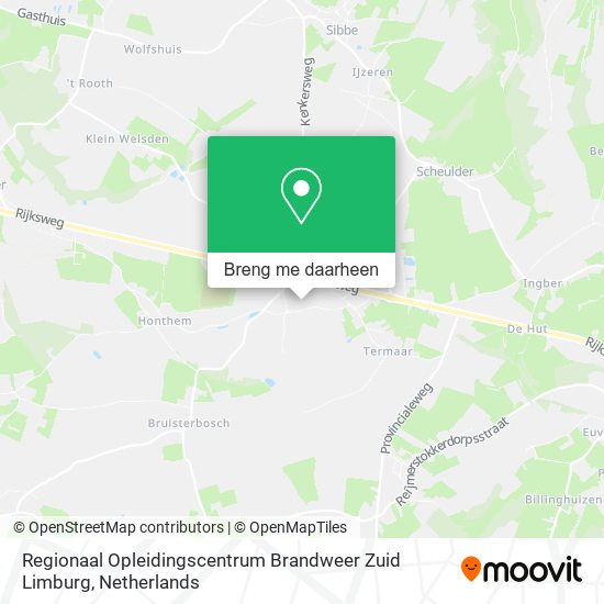 Regionaal Opleidingscentrum Brandweer Zuid Limburg kaart