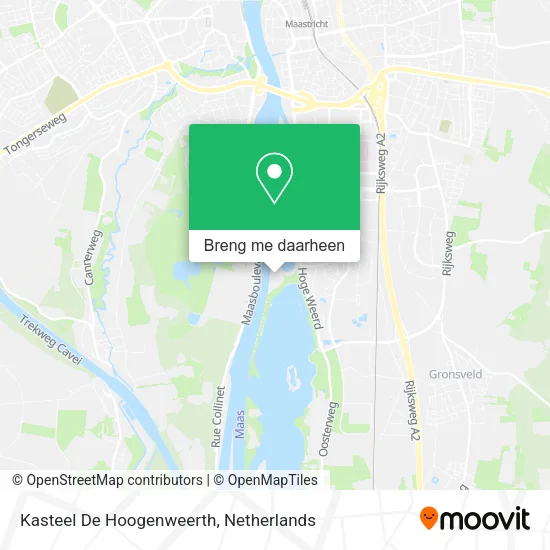 Kasteel De Hoogenweerth kaart