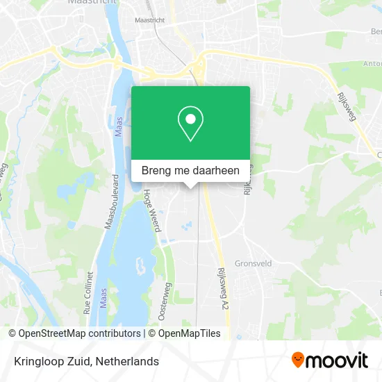 Kringloop Zuid kaart