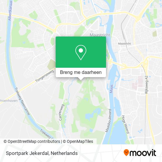 Sportpark Jekerdal kaart