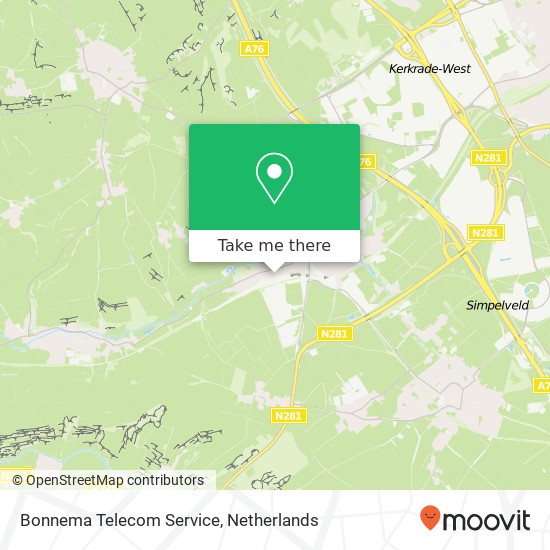 Bonnema Telecom Service kaart