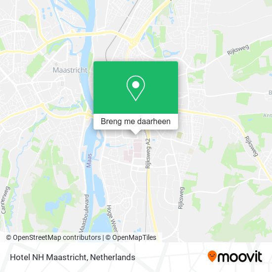 Hotel NH Maastricht kaart