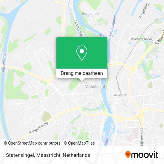 Statensingel, Maastricht kaart