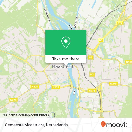 Gemeente Maastricht kaart
