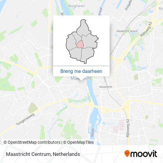 Maastricht Centrum kaart