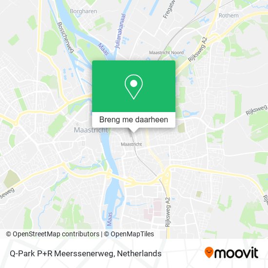 Q-Park P+R Meerssenerweg kaart