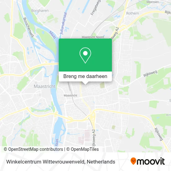 Winkelcentrum Wittevrouwenveld kaart