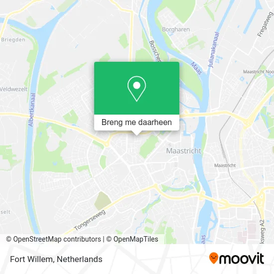 Fort Willem kaart