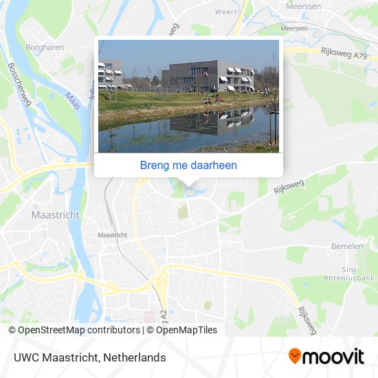 UWC Maastricht kaart