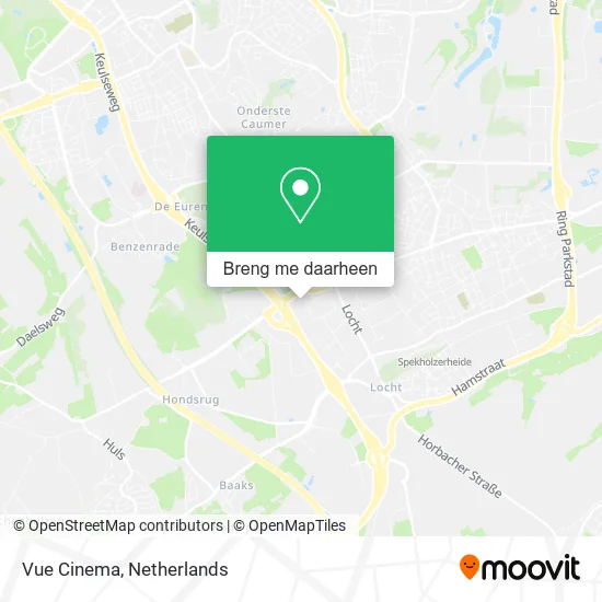 Vue Cinema kaart