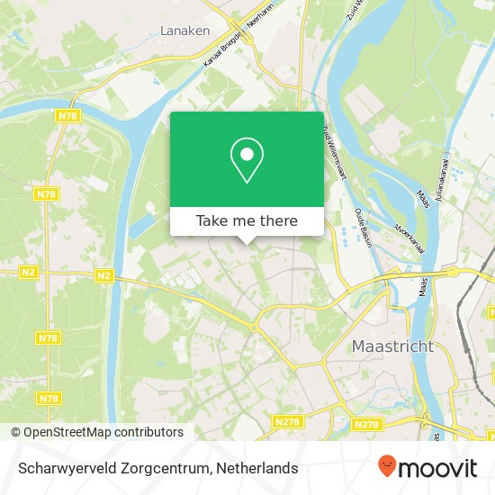 Scharwyerveld Zorgcentrum kaart