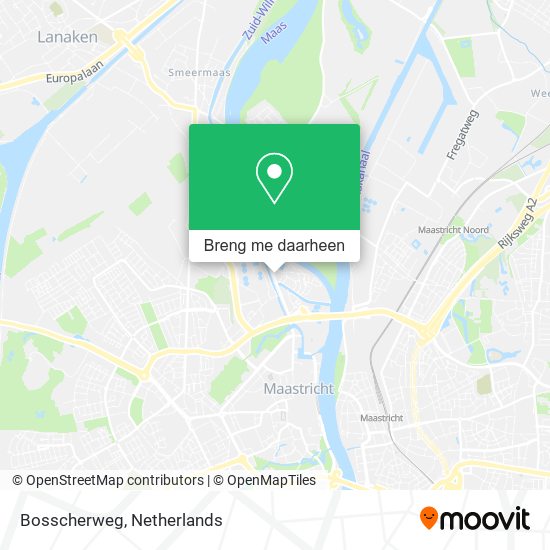 Bosscherweg kaart