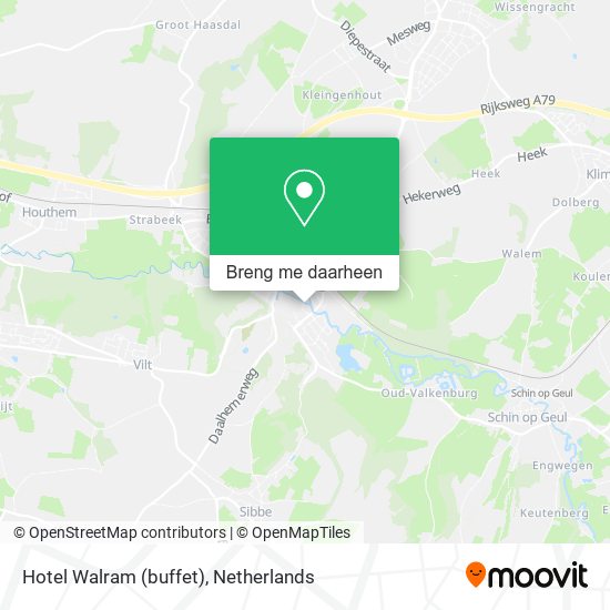 Hotel Walram (buffet) kaart