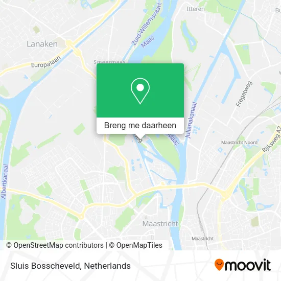 Sluis Bosscheveld kaart