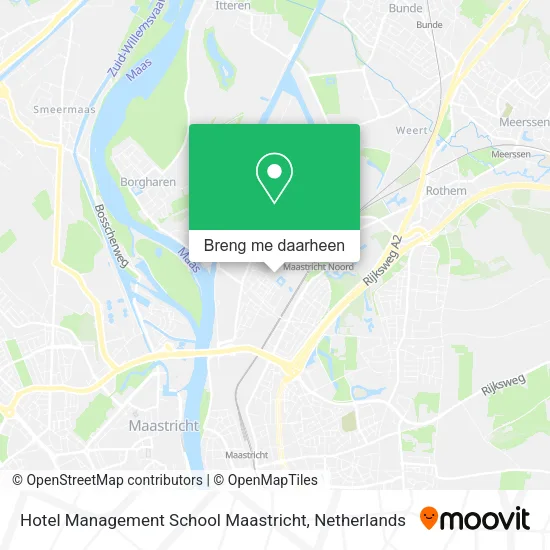 Hotel Management School Maastricht kaart