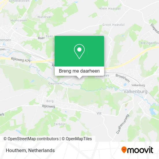 Houthem kaart