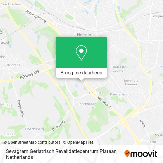 Sevagram Geriatrisch Revalidatiecentrum Plataan kaart