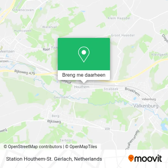 Station Houthem-St. Gerlach kaart