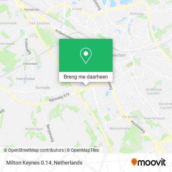 Milton Keynes 0.14 kaart