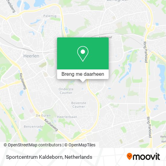 Sportcentrum Kaldeborn kaart