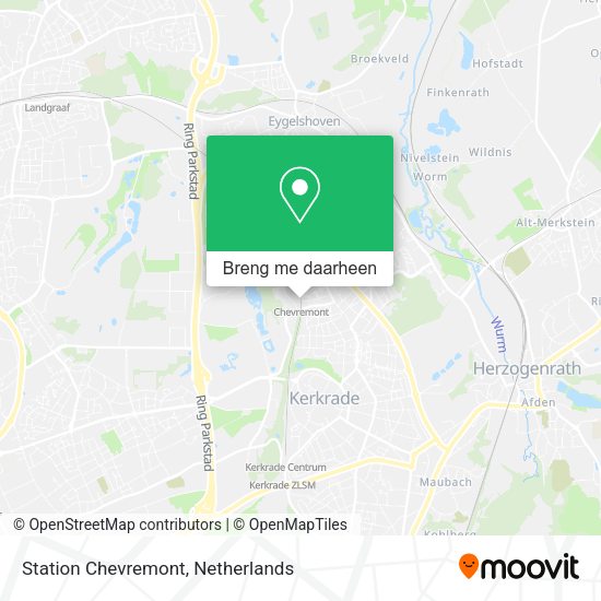 Station Chevremont kaart