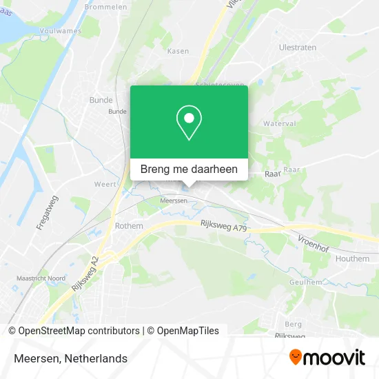 Meersen kaart