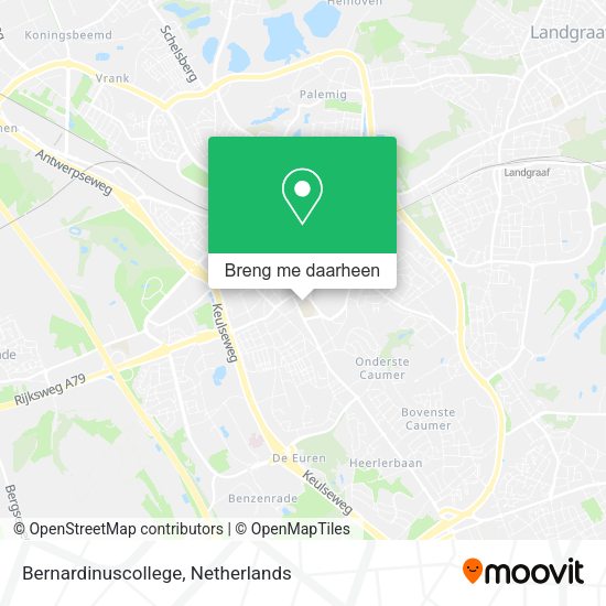 Bernardinuscollege kaart