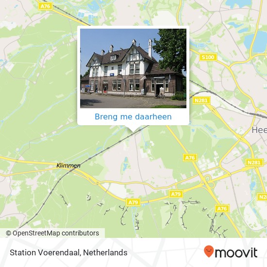 Station Voerendaal kaart