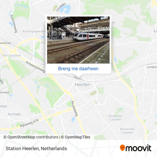 Station Heerlen kaart