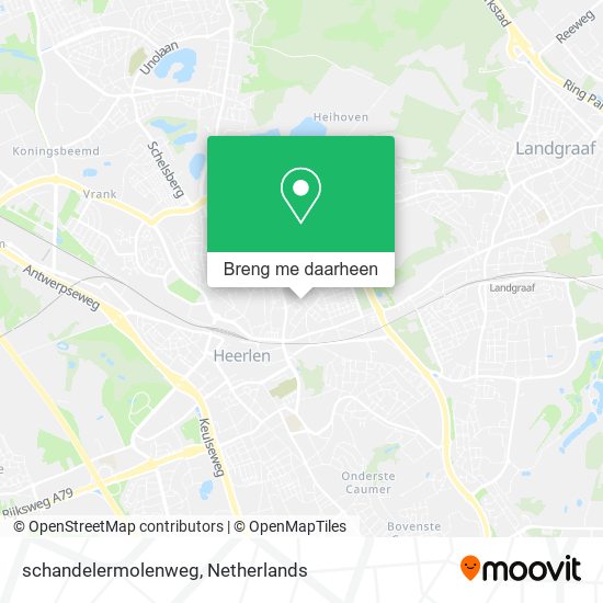 schandelermolenweg kaart