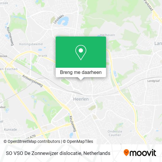 SO VSO De Zonnewijzer dislocatie kaart