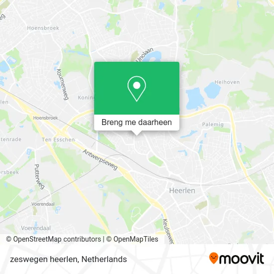zeswegen heerlen kaart