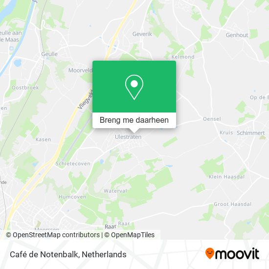 Café de Notenbalk kaart