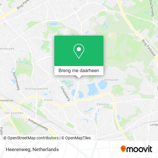 Heerenweg kaart